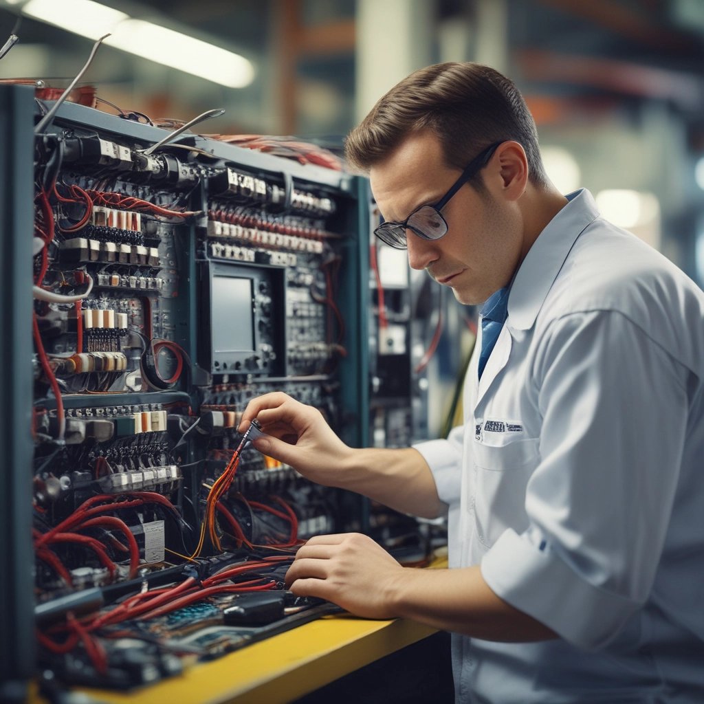a man riding a skateboard down a street next to tall buildings