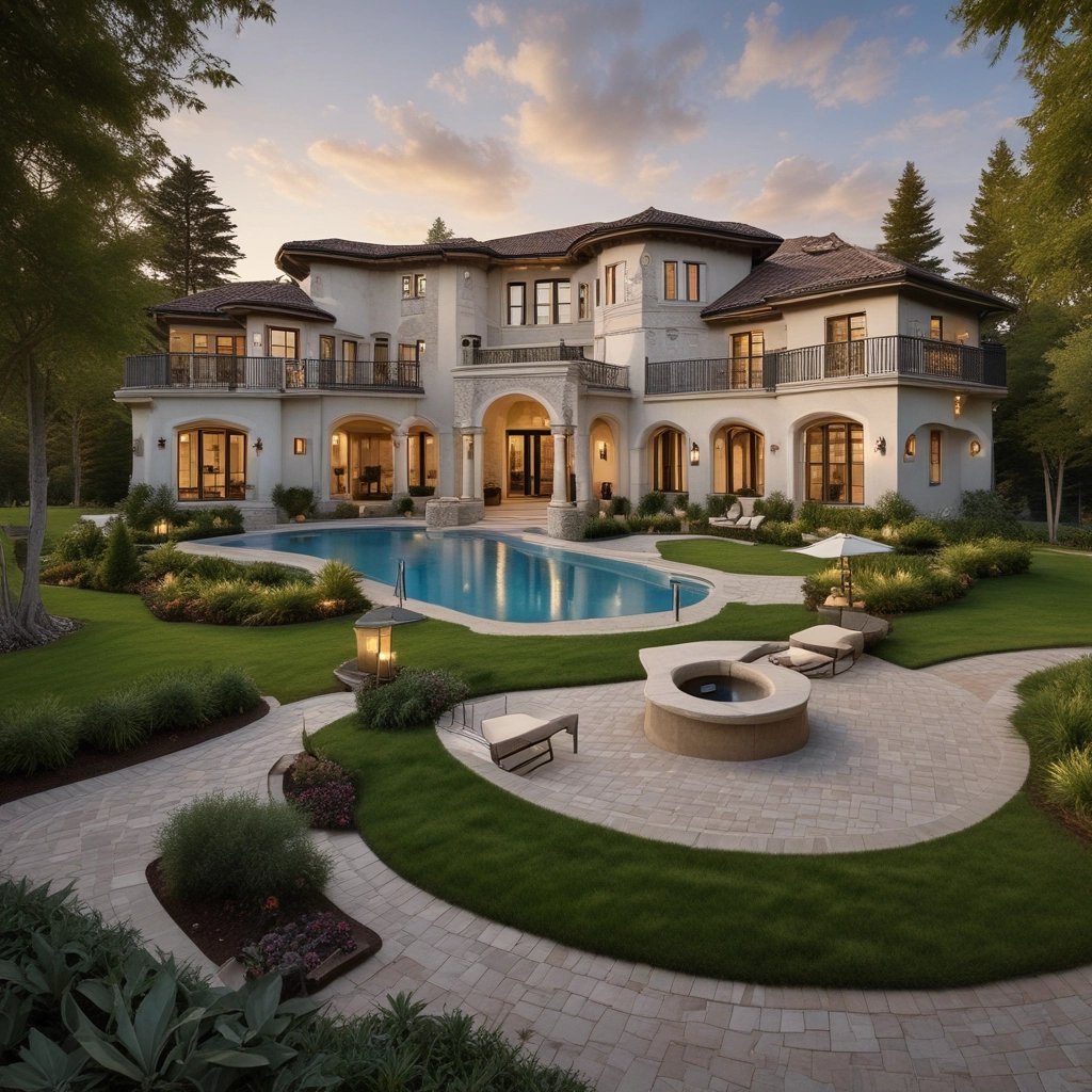 A calm office scene with a mortgage broker discussing loan options with a couple, surrounded by earthy blue decor.