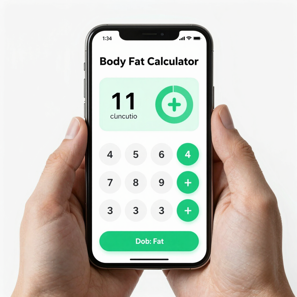 A fraction calculator showing colorful fraction inputs and results on screen