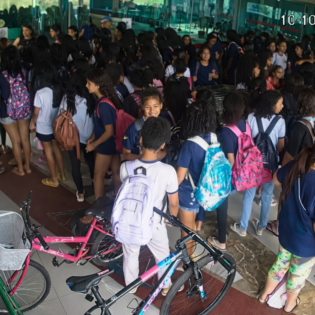 Entrada com comida e bebida (sem vidro) para escolas – Clube AQUA