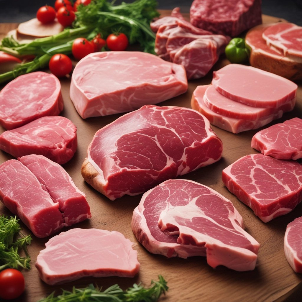 A selection of traditional Italian cured meats.