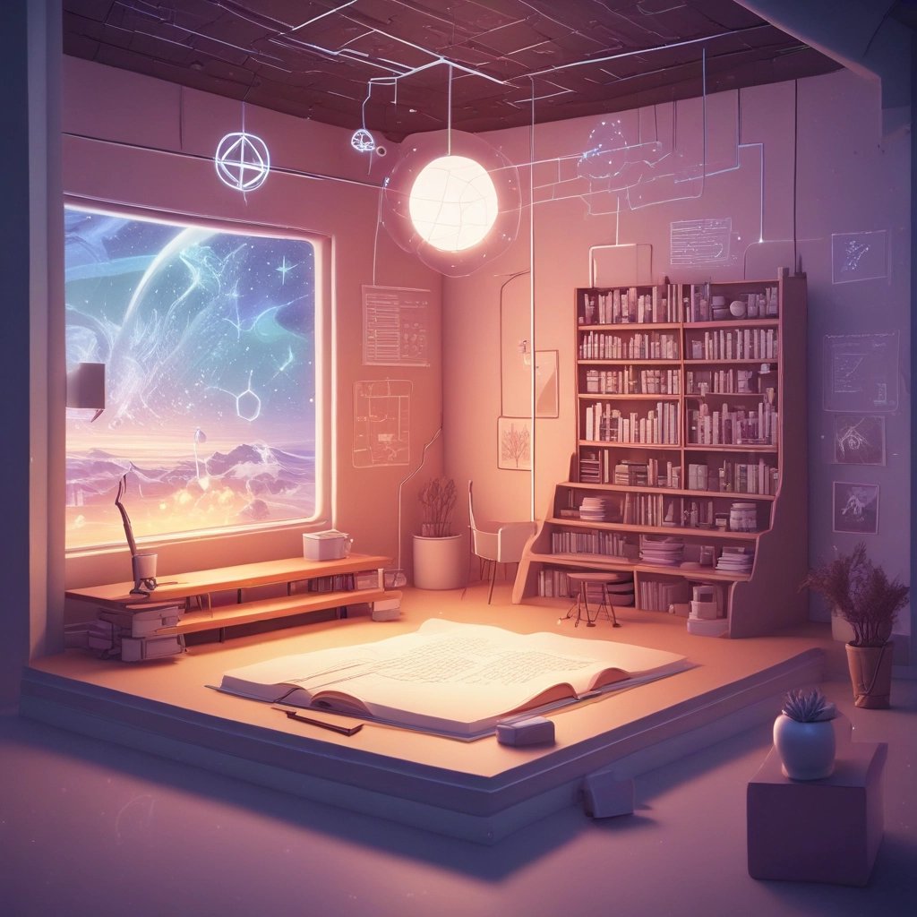 Friendly illustration of a CEO confidently presenting a marketing plan with charts and icons.