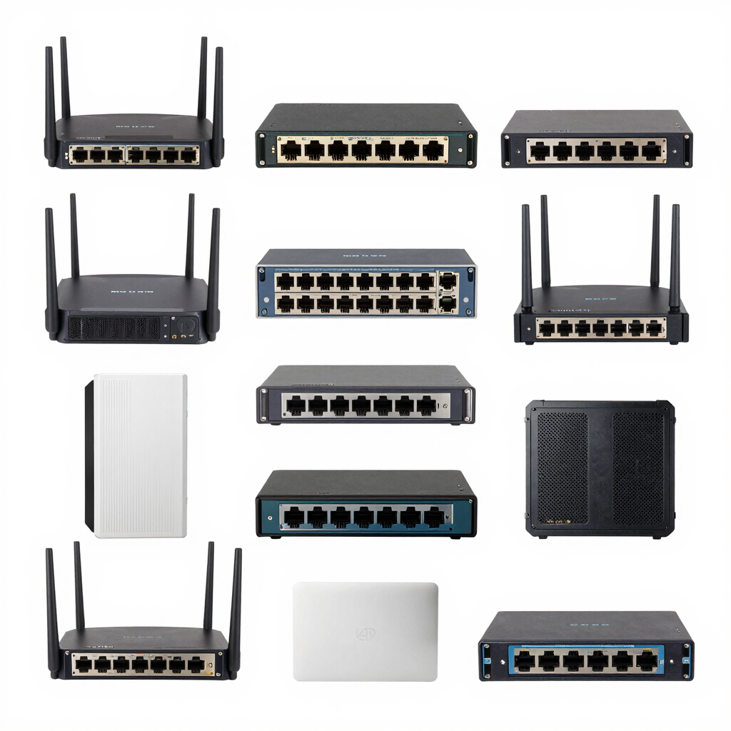 Technician installing fiber optic cables in a modern office building.