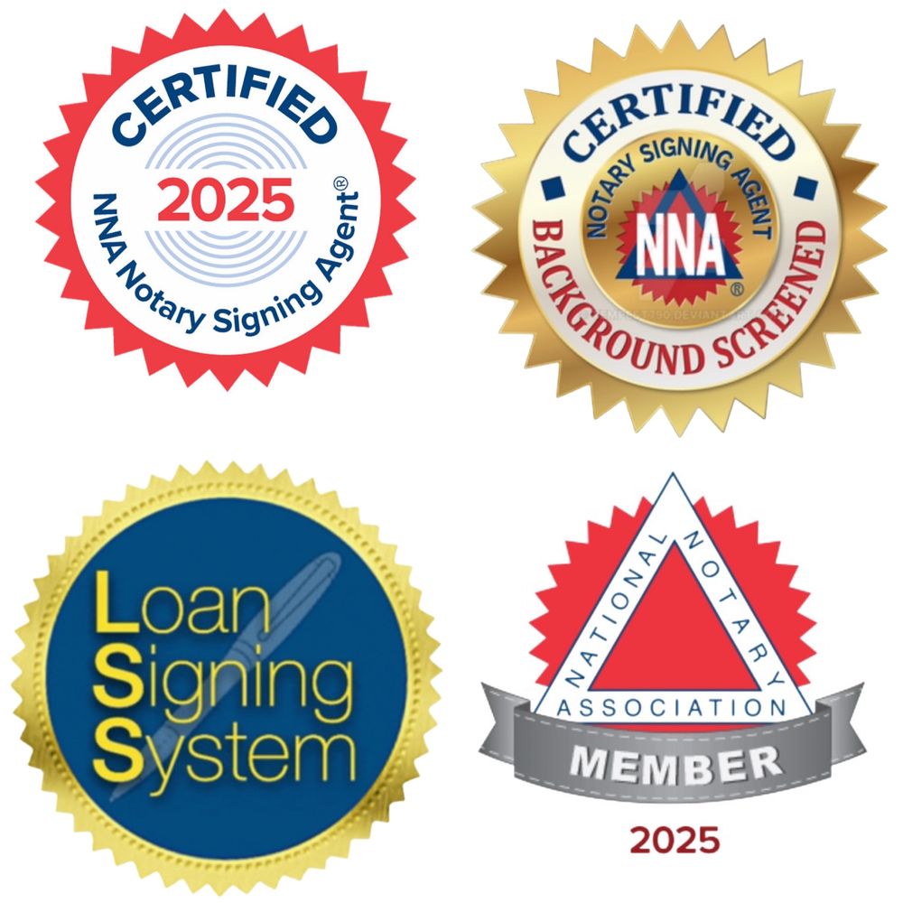 Badges of Cerification through the NNA and Loan signing system