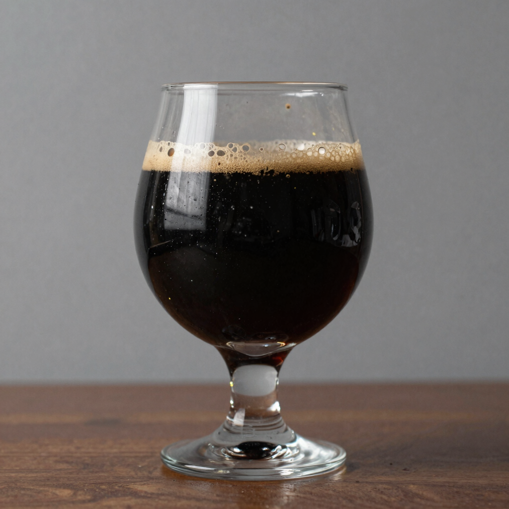 a bottle of beer on a black background
