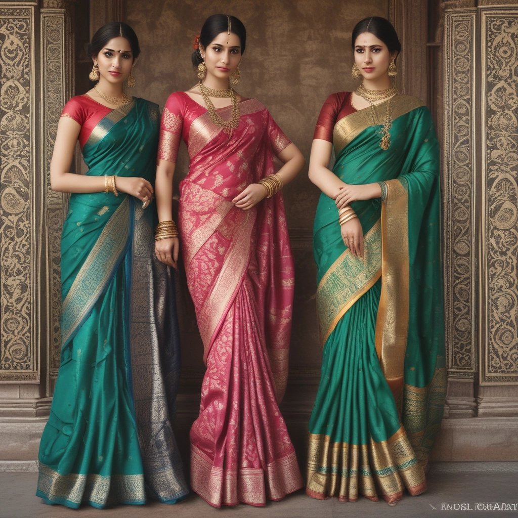 Flat lay of summer floral kurtis with bright, cheerful patterns.