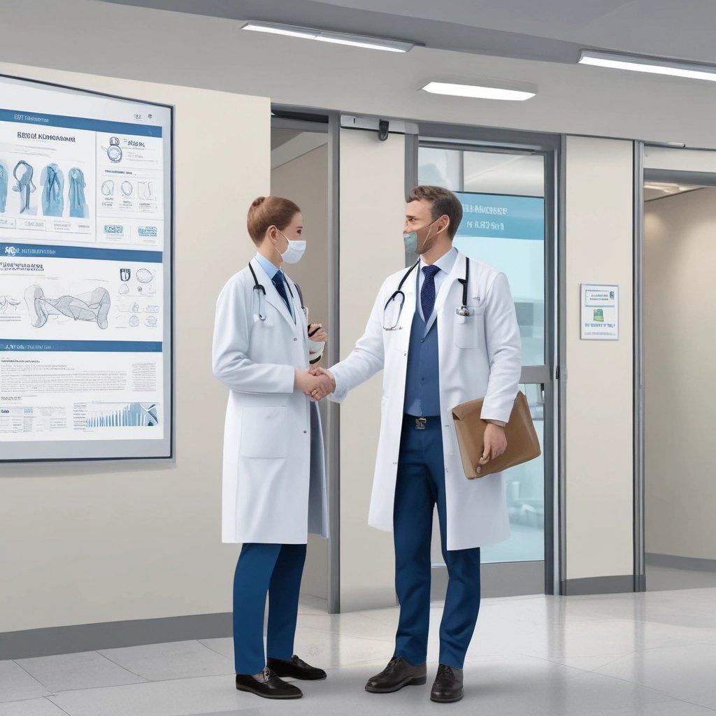 A welcoming office space with a friendly team ready to assist international healthcare professionals.