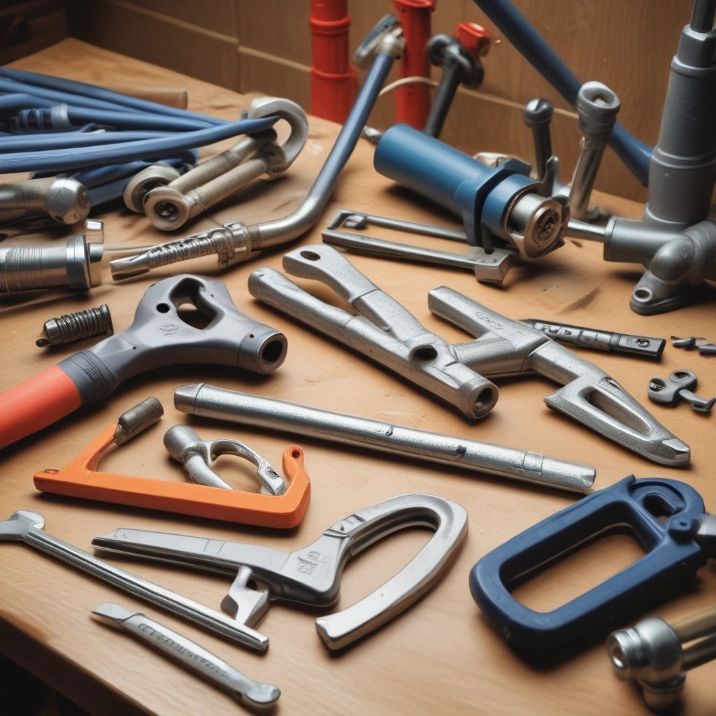 a bunch of tools and tools on a table