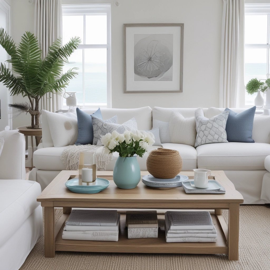 Close-up of handcrafted sea animal-inspired accessories displayed on a rustic wooden table.