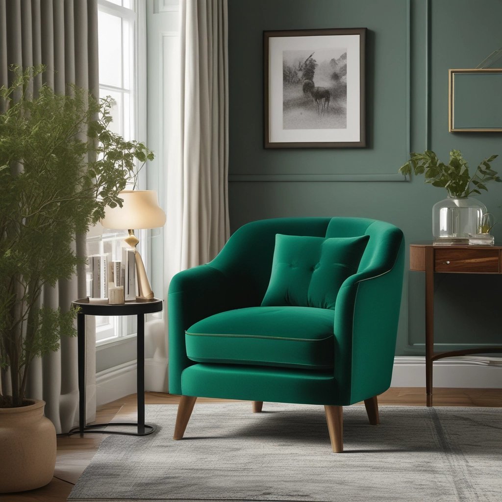 Artisan sewing a leather chair cover with precise hand stitching