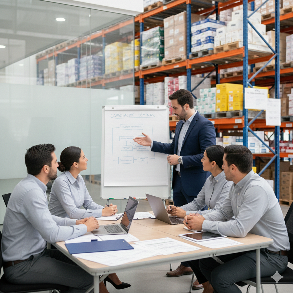 Capacitación en logística y control interno para correcta gestión empresarial y fiscal.