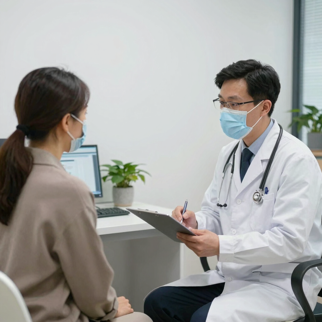 photo of white staircase