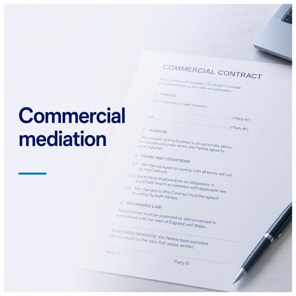 Commercial mediation to resolve commercial disputes Devon and nationwide