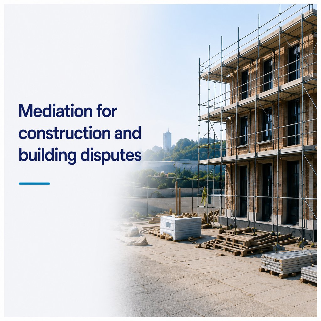 Mediation for the resolution of building and construction disputes in Devon and nationwide