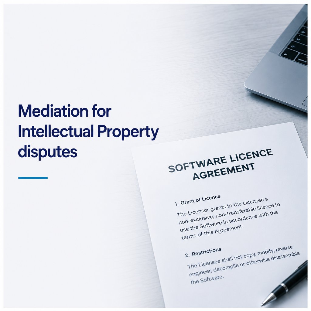 Mediation for the resolution of intellectual property disputes