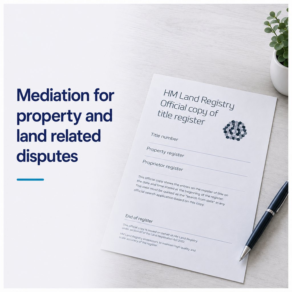 Mediation for the resolution of property and land disputes in Devon and nationwide