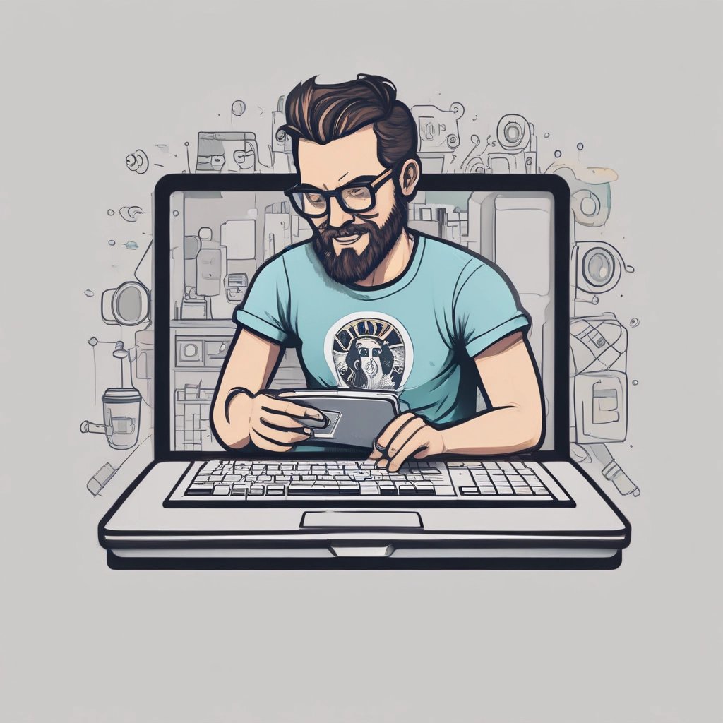 A designer sketching colorful t-shirt and box packaging ideas on a wooden desk.