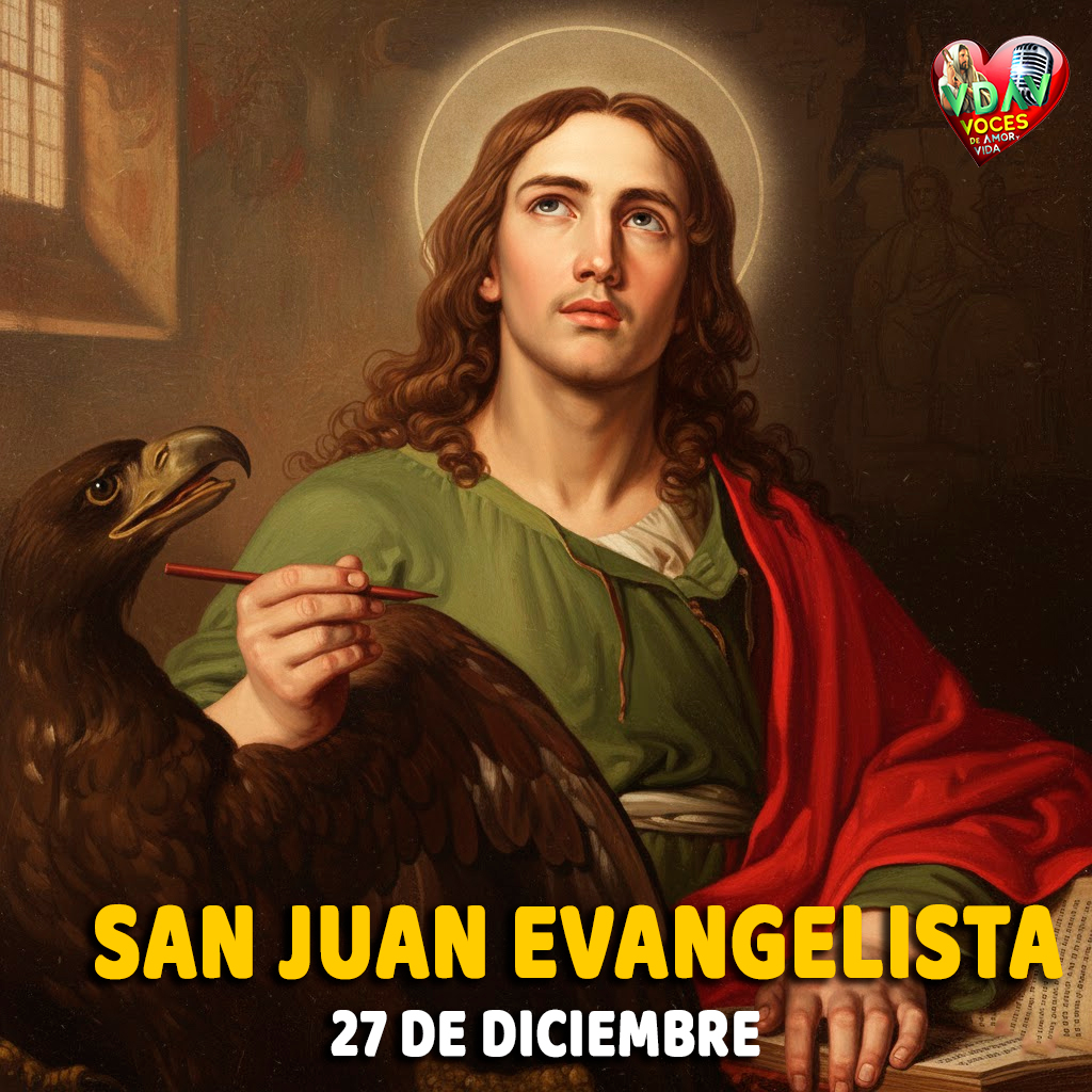 Santo del 27 de Diciembre. San Juan Evangelista