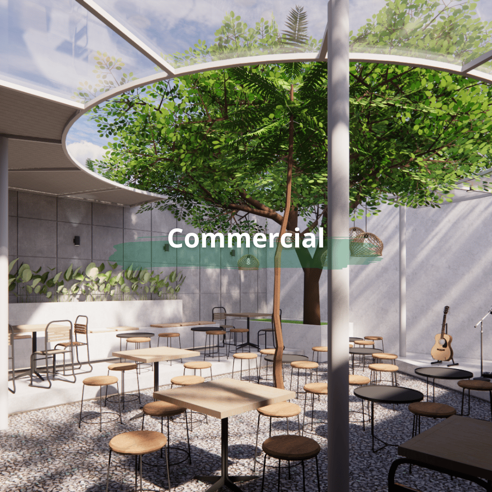 AT+ARI Architect mendesain bangunan komerislal seperti kafe, cafe, restoran
