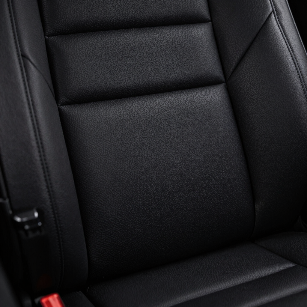 Auto detailing in Logan OH restoring faded leather interior to like-new condition