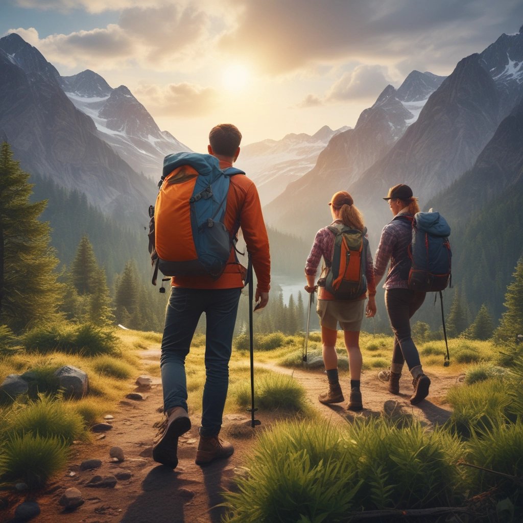 a sidewalk in a park lined with trees