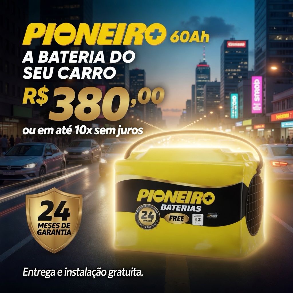 promoção pioneiro 60ah