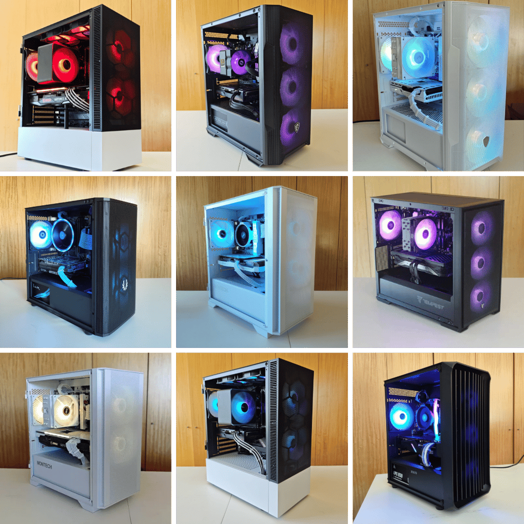 Exemplos de Computadores vendidos pela MKBuilds