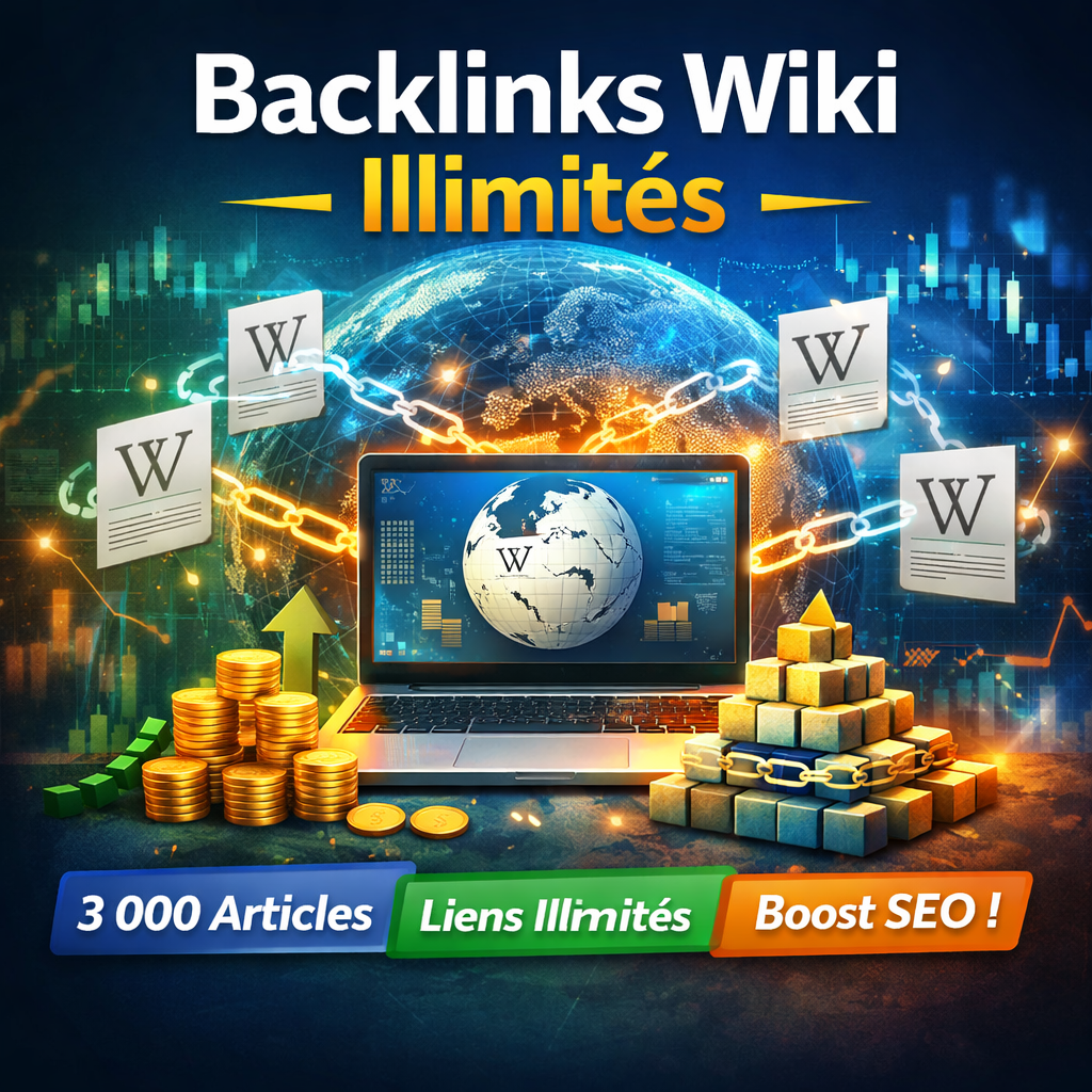 Boostez votre SEO avec des Backlinks Wiki Illimités à partir de 3 000 Articles