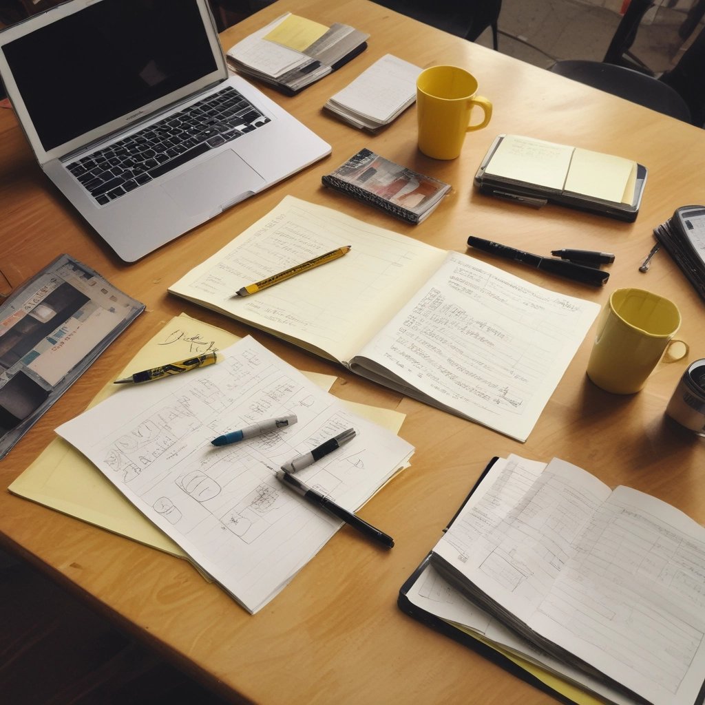 A cheerful consultant engaging confidently with a client across a bright, modern workspace.