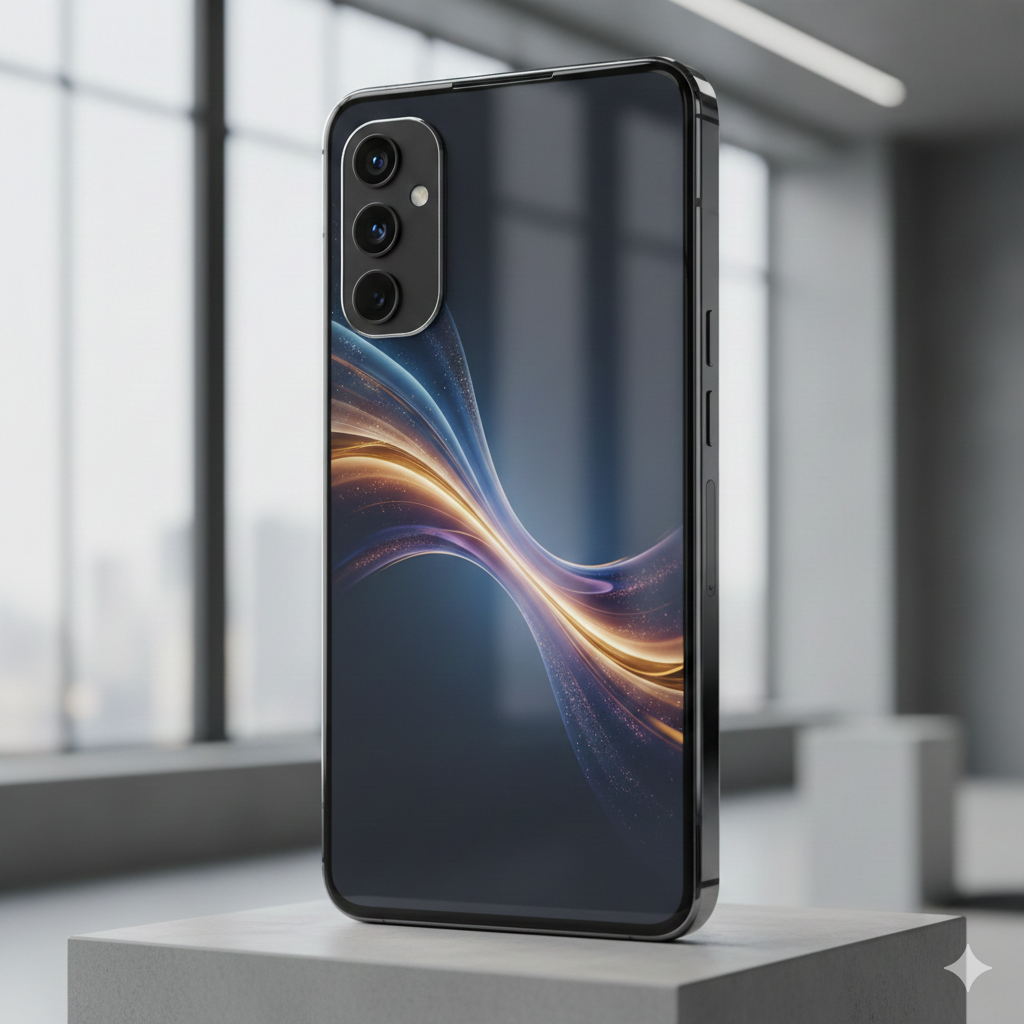 ilustração, Smartphone premium representando o iPhone 18 Pro com design moderno e tela grande.