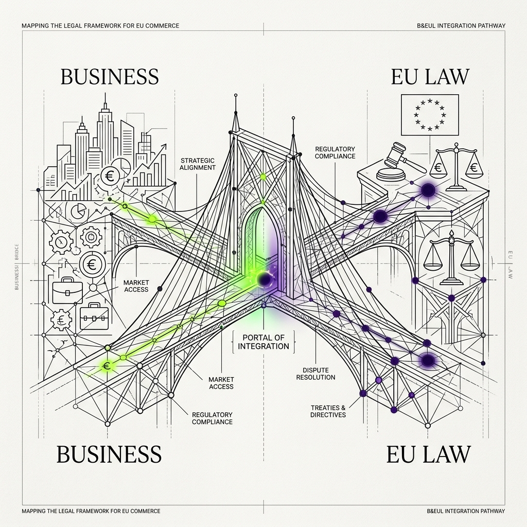Line drawing of bridges crossing each other