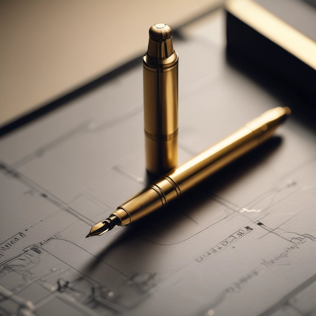 A curved facade covered in white latticework
