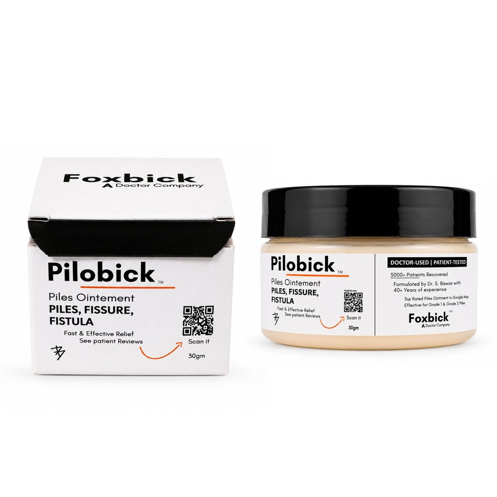 Pilobick Ayurvedic piles ointment for piles, fissure and fistula by Foxbick