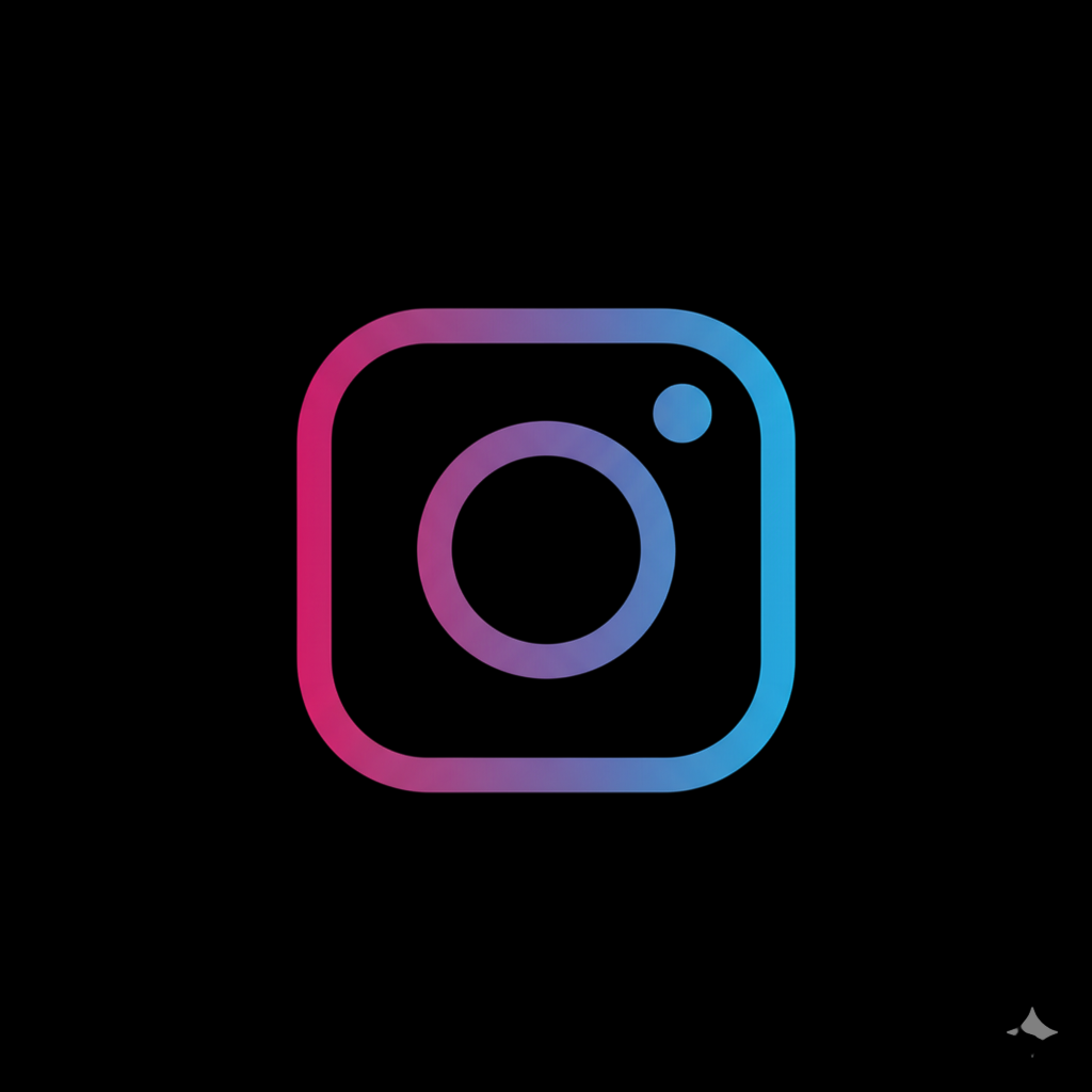 Logo stilizzato di Instagram con colori personalizzati