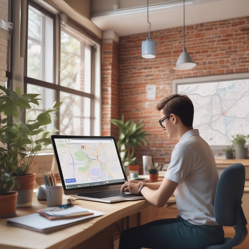 Un diseñador profesional que trabaja en el diseño elegante de un sitio web en un portátil