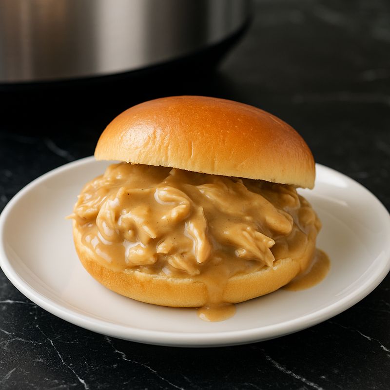 slow cooker chicken and gravy