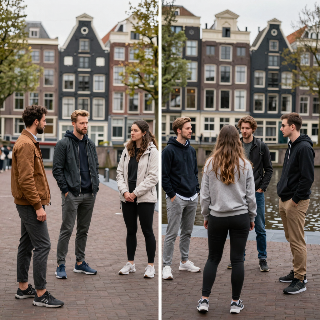 A warm, inviting group coaching session in a cozy room with attentive participants.