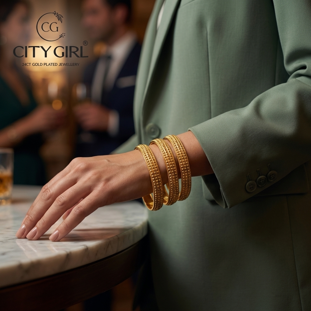Guaranteed gold plated bangles India — premium handcrafted jewellery - Daily Wear 