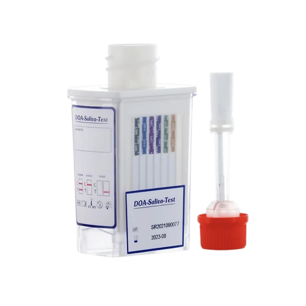 Prueba rápida de detección multidrogas 6 parámetros en saliva para empresas en México