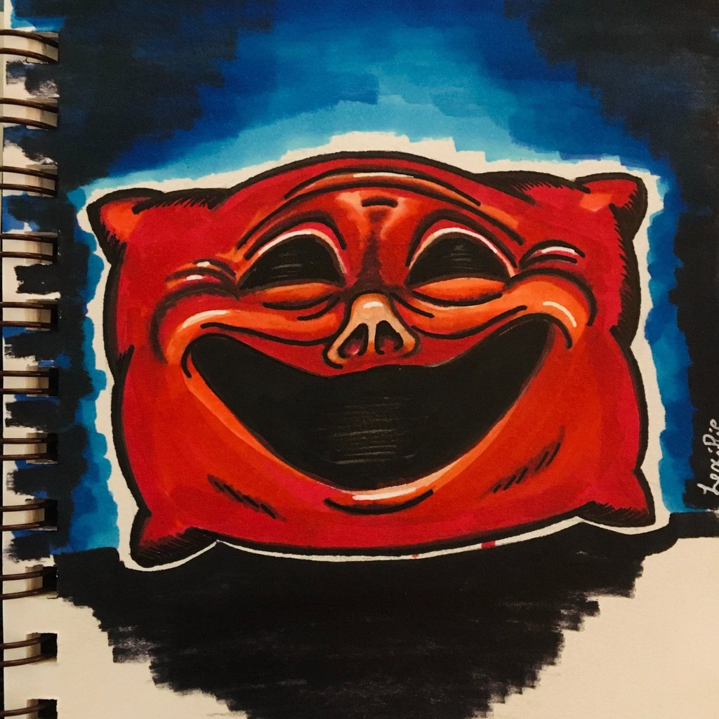 excited, elated, happy, overjoyed pillow.