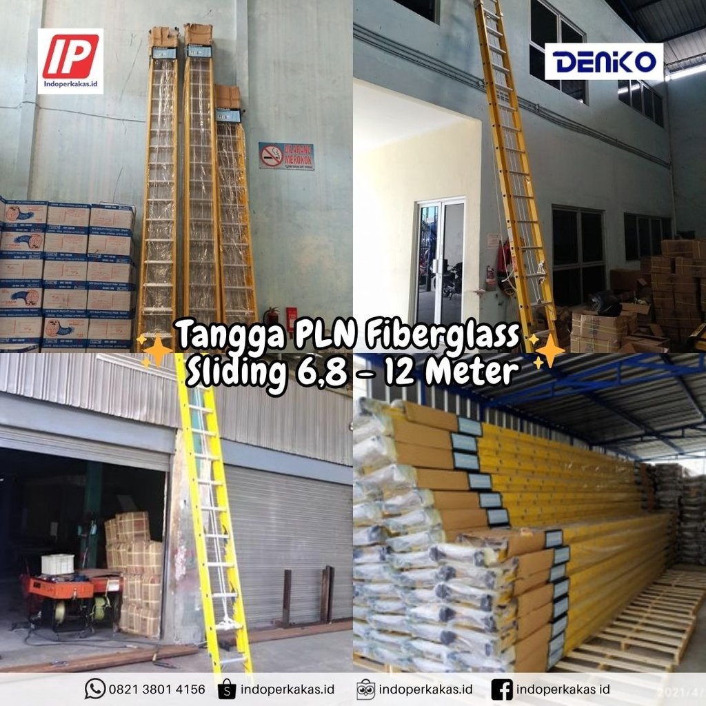 Tangga Denko Sliding Fiberglass