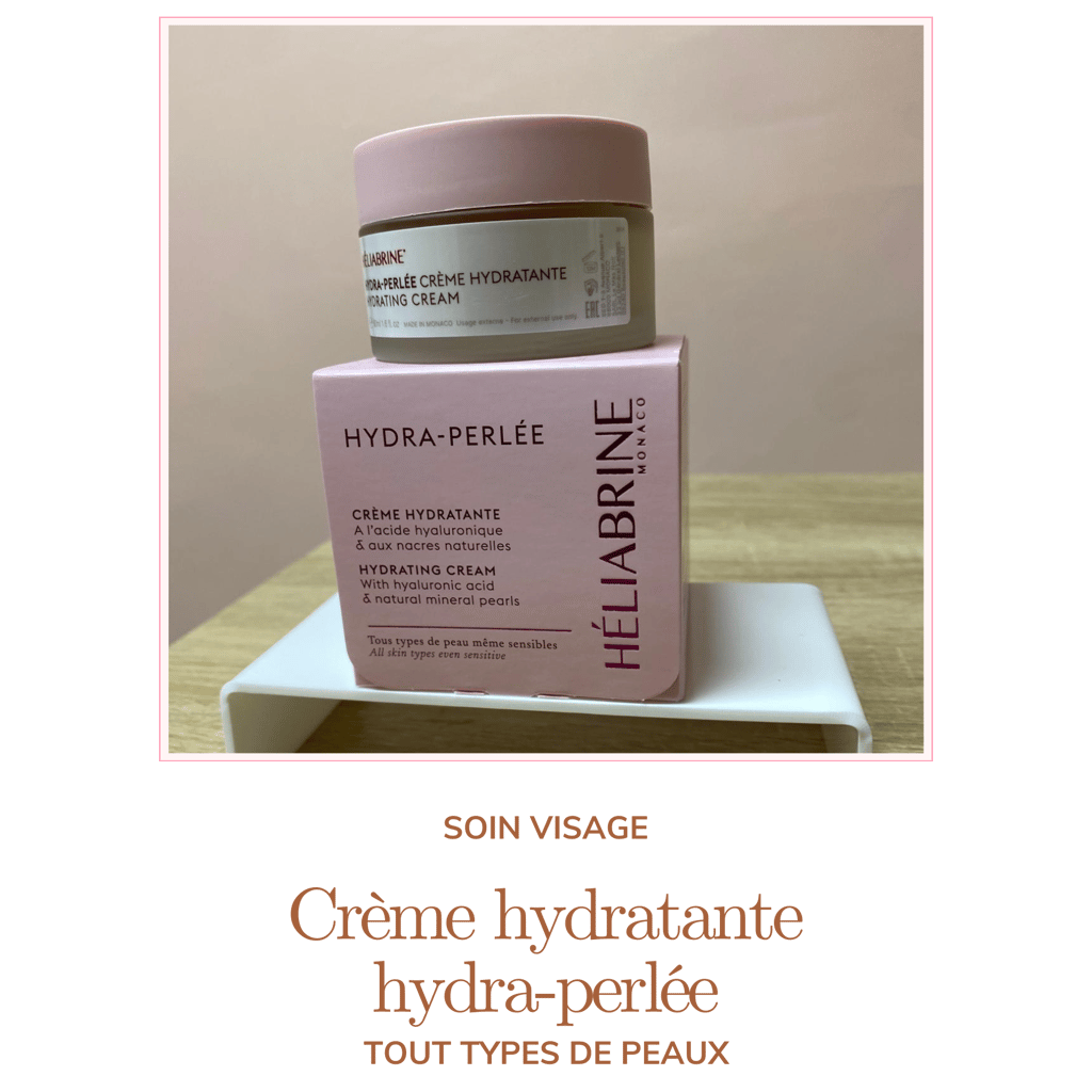 soin visage (crème hydratante hydra perlée) de chez Christelle Masso SPA et beauty