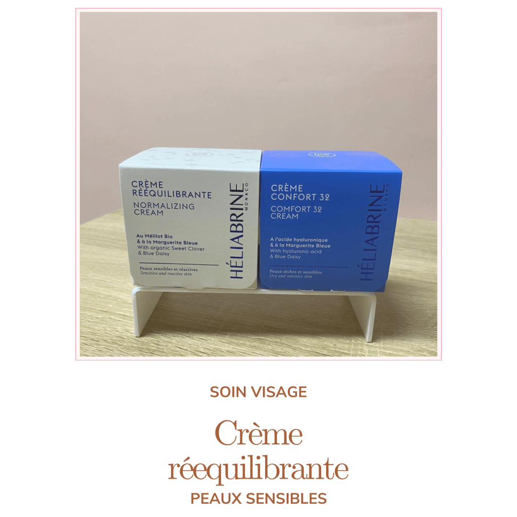 soin visage ( crème réequilibrante) de chez Christelle Masso SPA et beauty