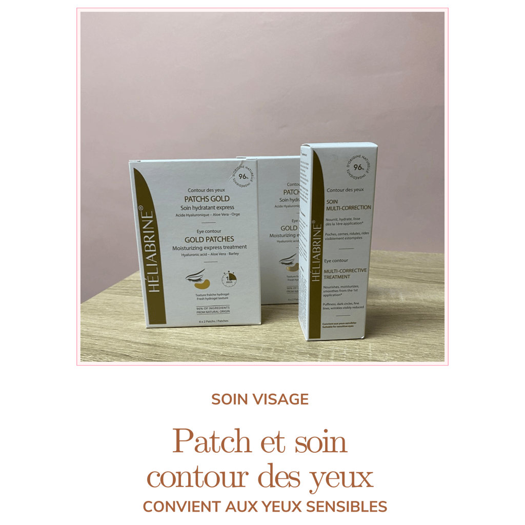 soin visage (patch et soin contour des yeux) chez Christelle Masso SPA et beauty