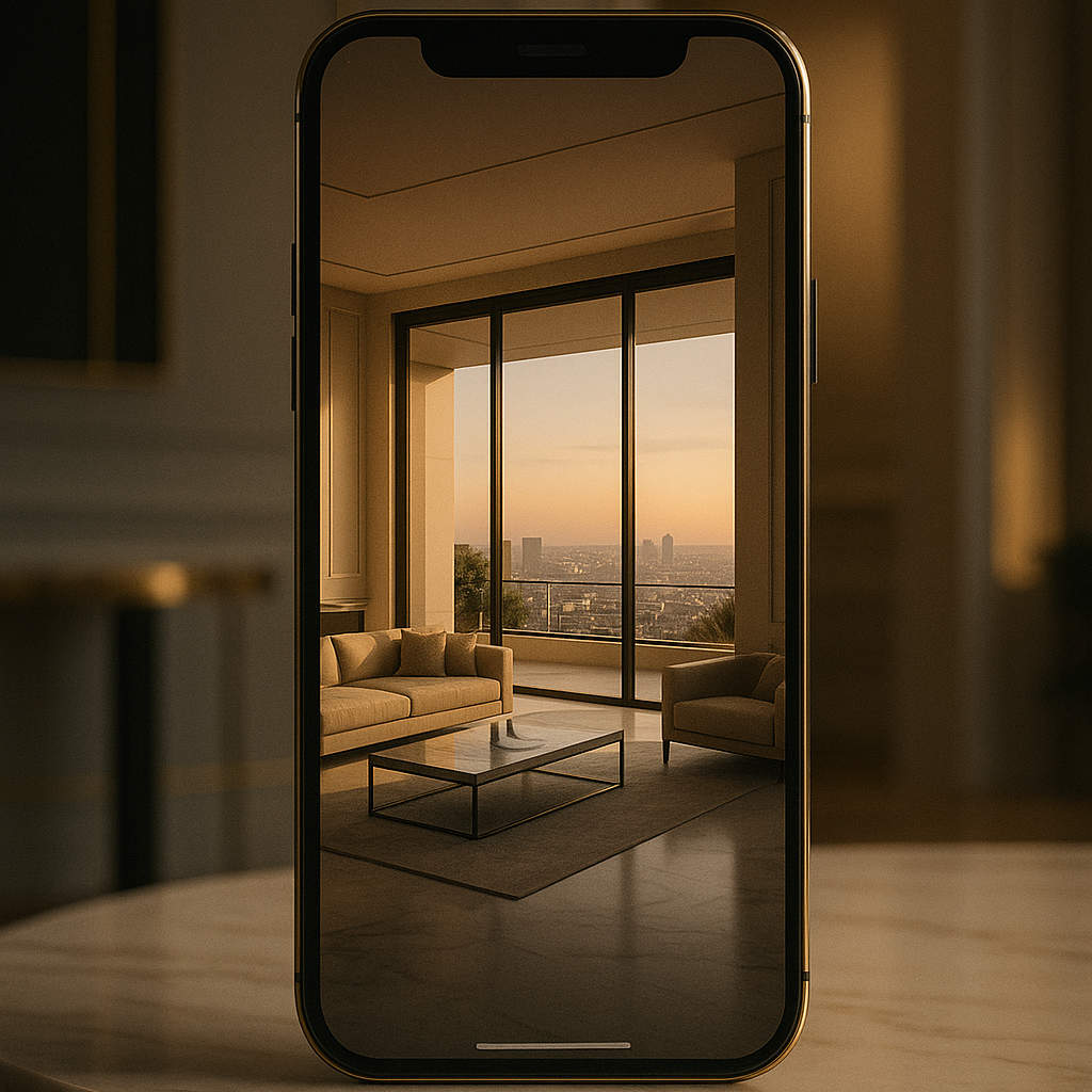 Social-Media-Reel mit dynamischen Immobilienaufnahmen