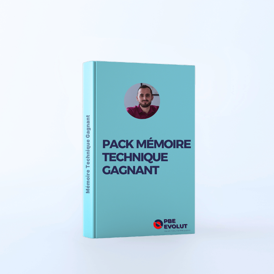 Pack pour réaliser une mémoire technique gagnant 