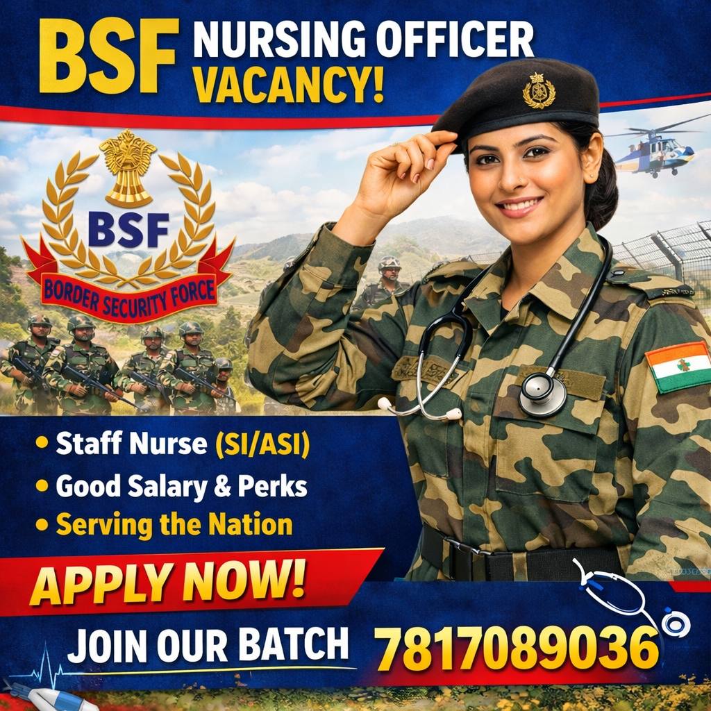 bsf nursing officer 2026