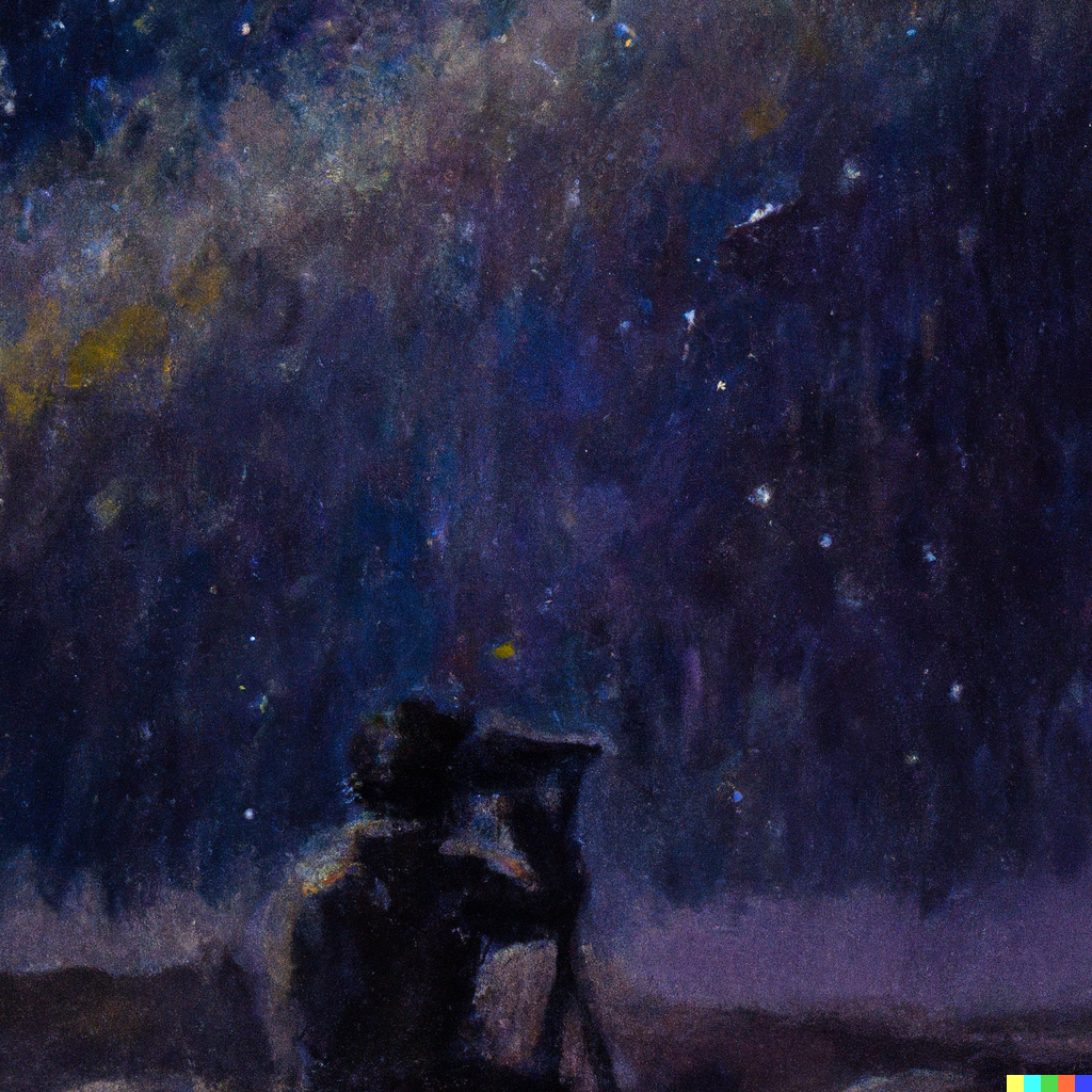 a painting of a man sitting on a chair