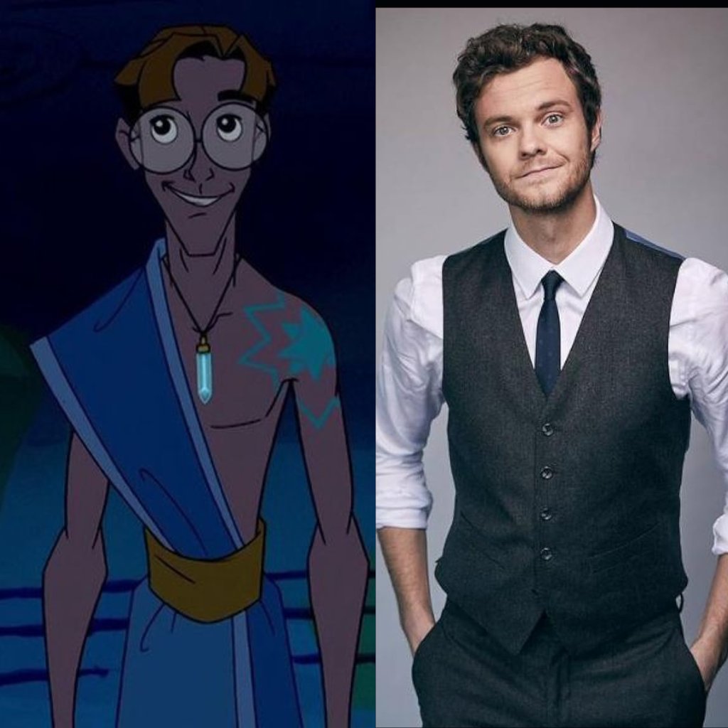 Jack Quaid as Milo Thatch in Live-Action Atlantis fancast