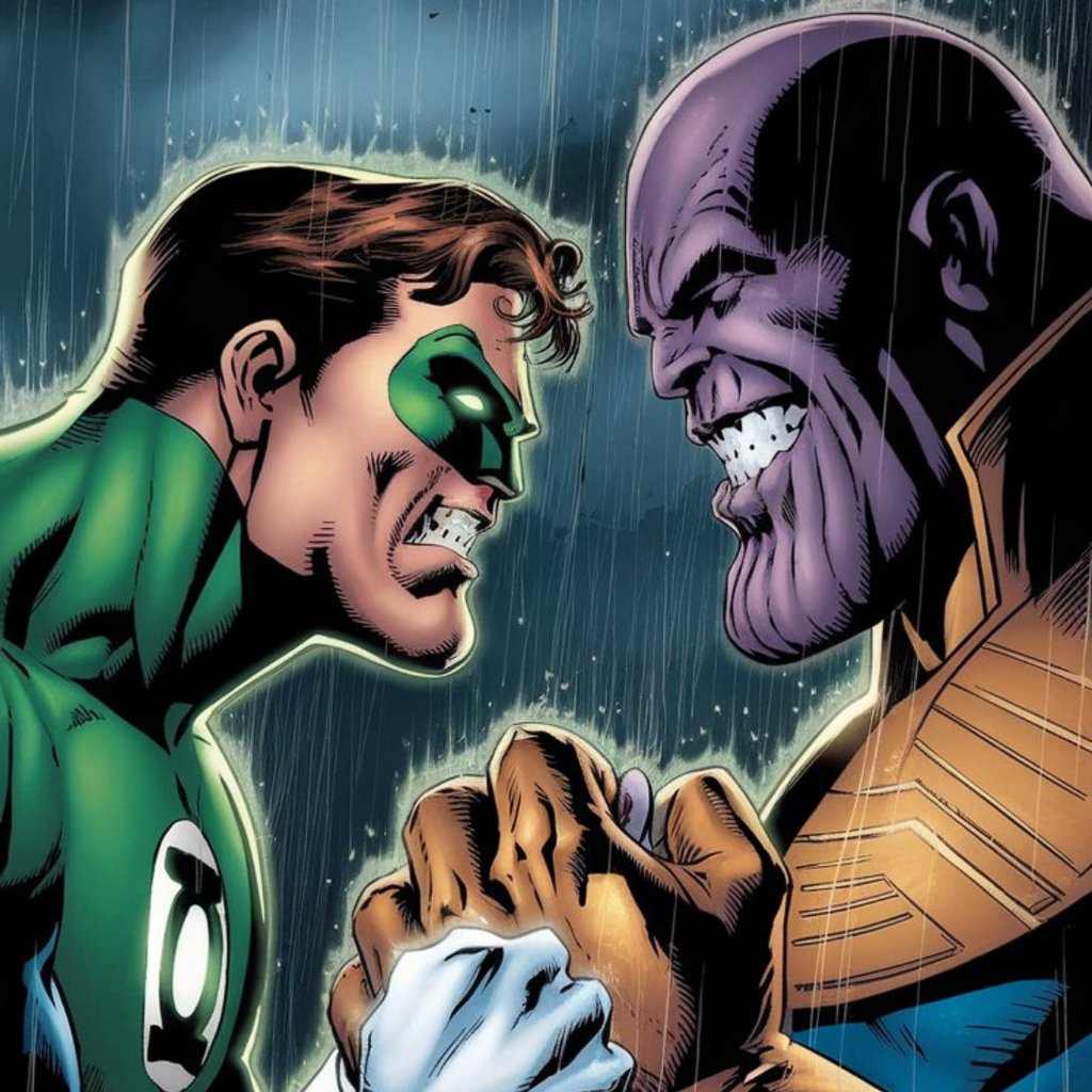 green lantern vs thanos